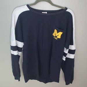 VS PINK University of Michigan Long Sleeve